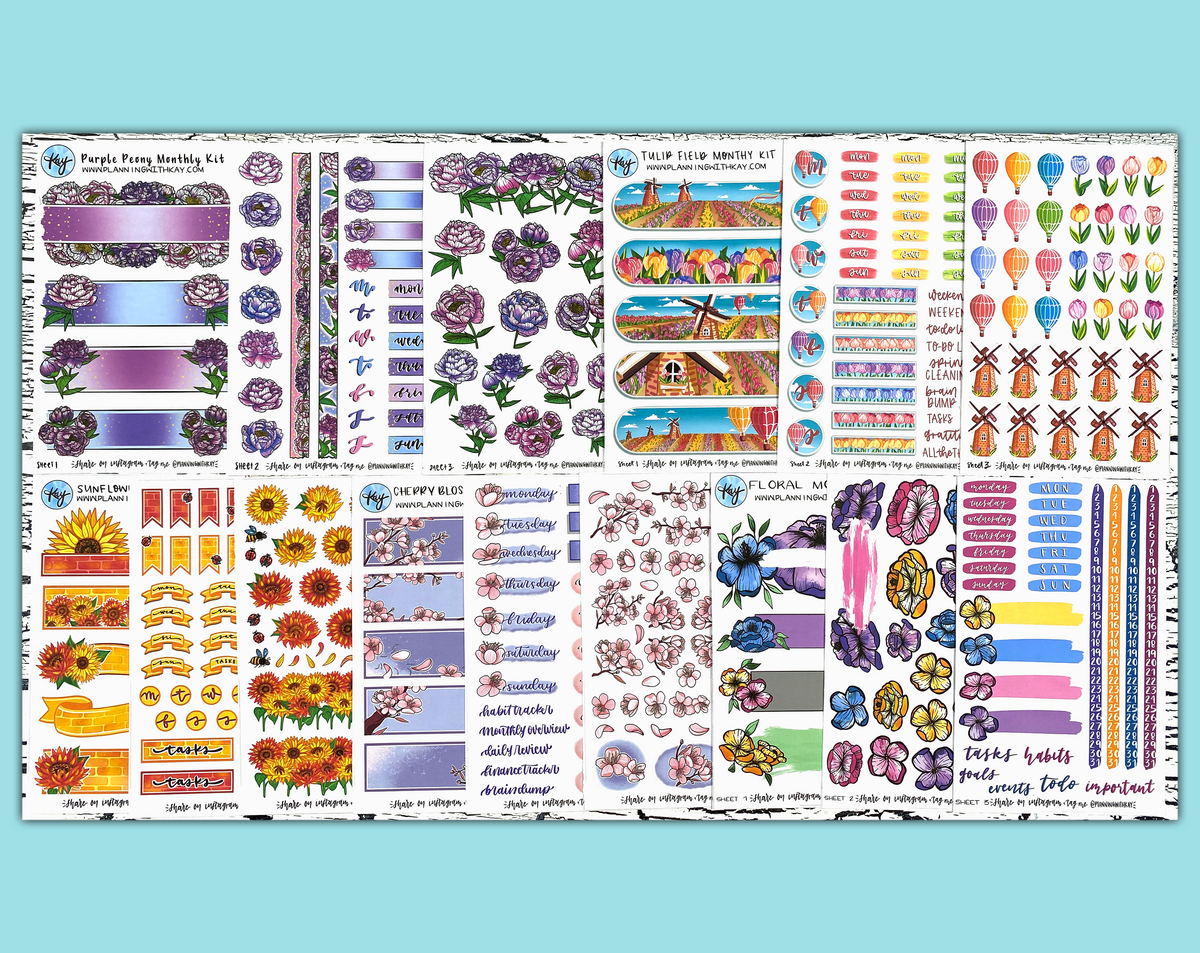 Floral Bundle – Planning With Kay