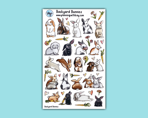 DIGITAL DOWNLOAD Backyard Bunnies