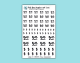 Bill Due Headers and Icons
