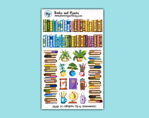 DIGITAL DOWNLOAD Books and Plants