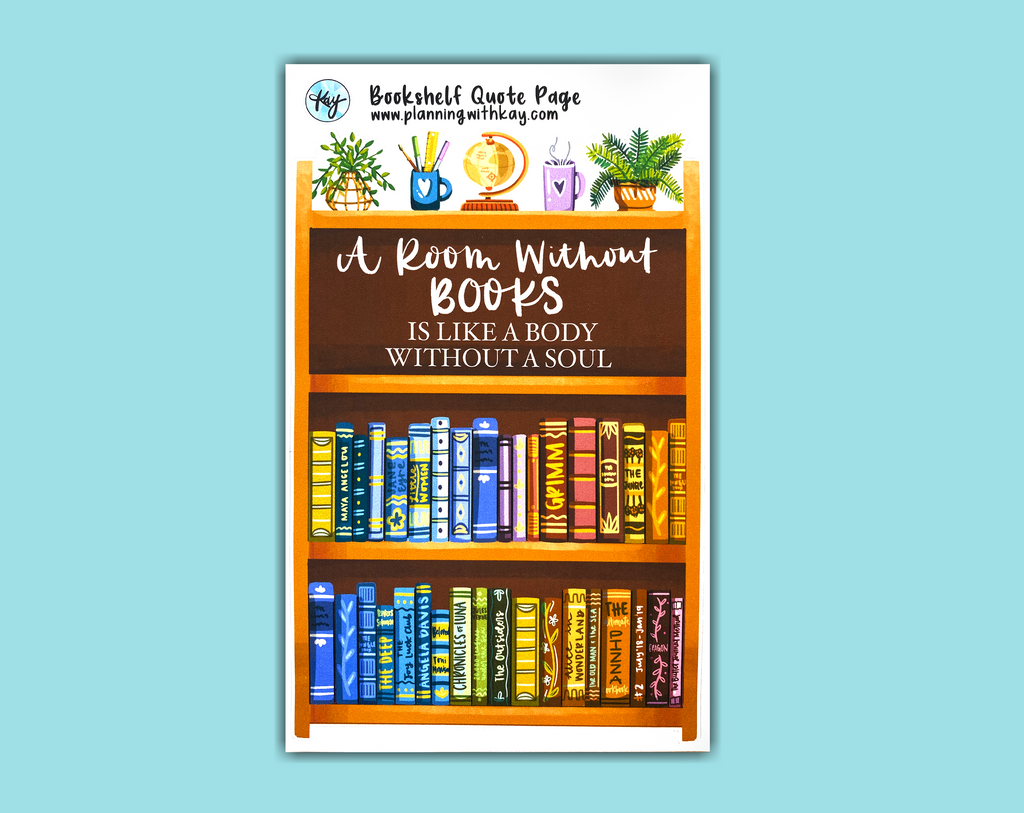Bookshelf Quote Page Planning With Kay Bookshelf quote page planning with kay