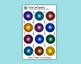 DIGITAL DOWNLOAD Circles and Sparkles (12 colors available!)
