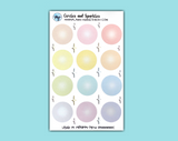 DIGITAL DOWNLOAD Circles and Sparkles (12 colors available!)