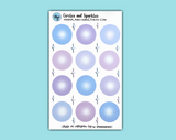 DIGITAL DOWNLOAD Circles and Sparkles (12 colors available!)
