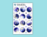 Circles and Stars (2 color options!)