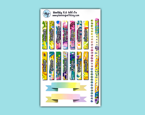 Monthly Kit Add-On (Colorful Canvas)