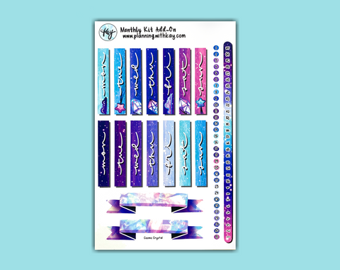 DIGITAL DOWNLOAD Monthly Kit Add-On (Cosmic Crystal)