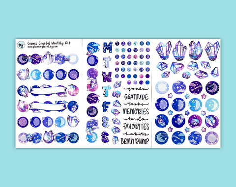 DIGITAL DOWNLOAD Cosmic Crystal Monthly Kit