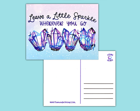 Cosmic Crystal Postcard