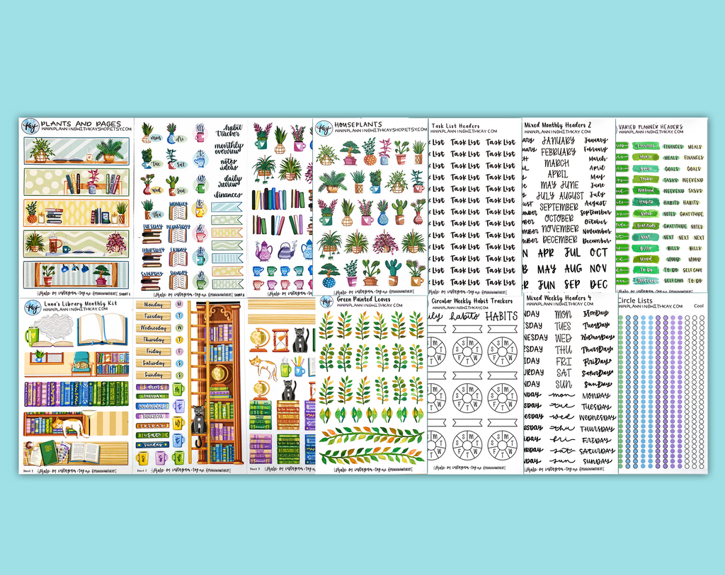 "Cozy at Home" Weekly Sticker Bundle! – Planning With Kay