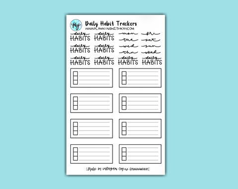 Daily Habit Trackers