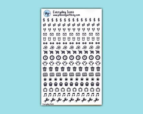 DIGITAL DOWNLOAD Everyday Icons