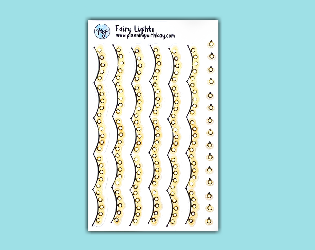 Fairy lights planning with kay