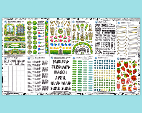 Secret Garden Plan with Me Bundle!