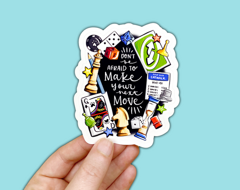 Game Night Weatherproof Sticker