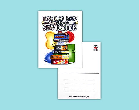 Game Night Postcard