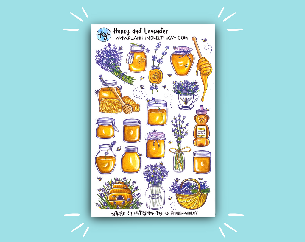 DIGITAL DOWNLOAD Honey and Lavender – Planning With Kay