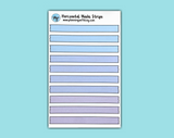 Horizontal Washi Strips (8 colors available!)