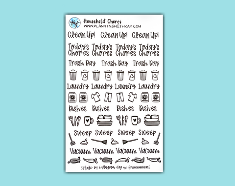 DIGITAL DOWNLOAD Household Chores