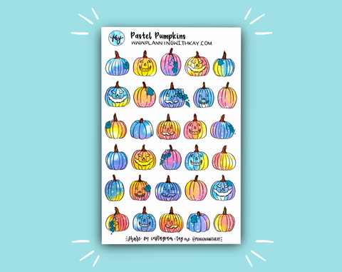 DIGITAL DOWNLOAD Pastel Pumpkins