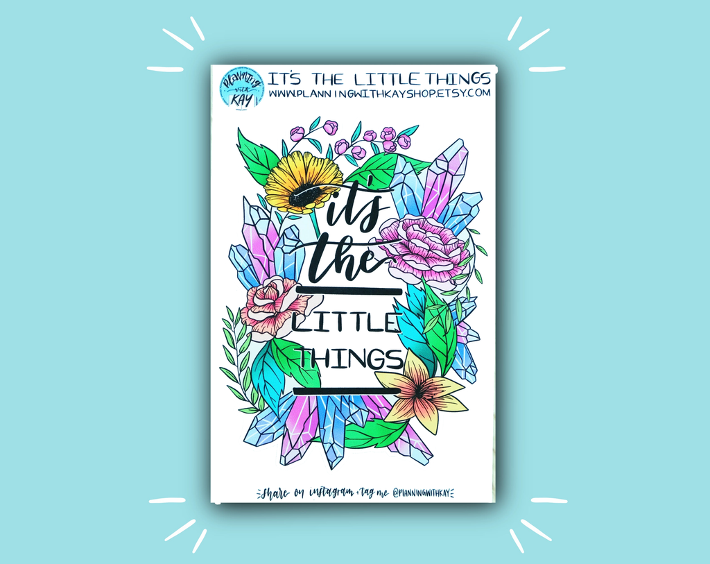 It's The Little Things | Stickers for Planners, Journals & Organizers ...