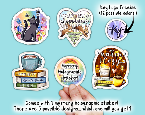 Kay's Die Cut Sticker Pack #1