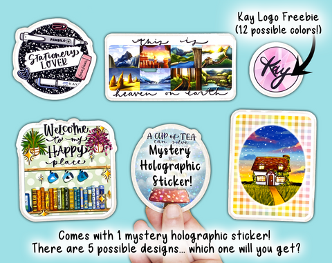 Kay's Die Cut Sticker Pack #2