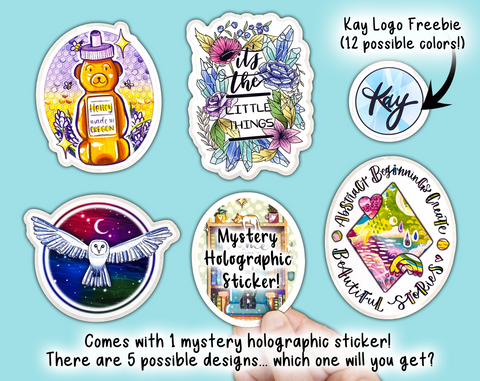 Kay's Die Cut Sticker Pack #3