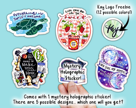 Kay's Die Cut Sticker Pack #5