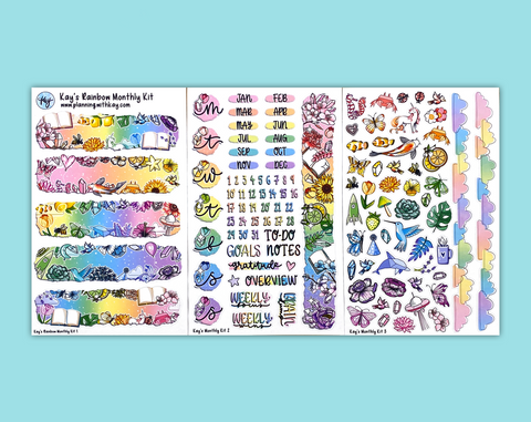 Kay's Rainbow Monthly Kit