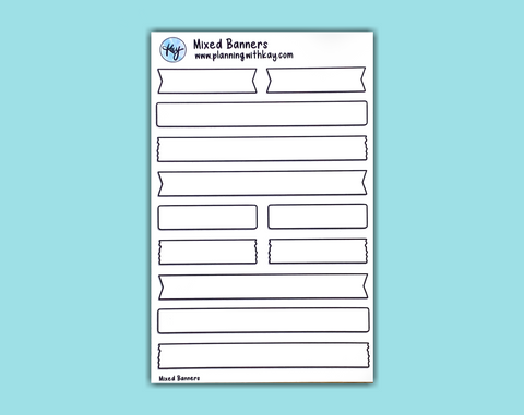 DIGITAL DOWNLOAD Mixed Banners