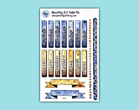DIGITAL DOWNLOAD Monthly Kit Add-On (Pirate)