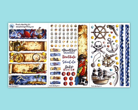 DIGITAL DOWNLOAD Pirate Monthly Kit