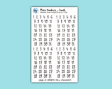 DIGITAL DOWNLOAD Plain Numbers (3 sizes available!)