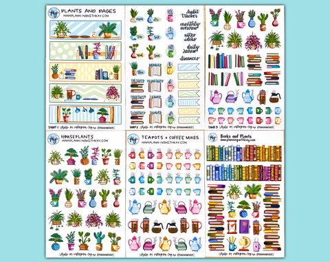 Plants and Pages Starter Sticker Bundle