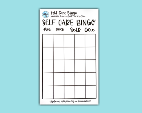 Self Care Bingo