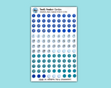 DIGITAL DOWNLOAD Small Number Circles (7 colors available!)