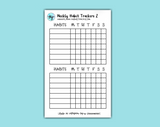 Weekly Habit Trackers 2