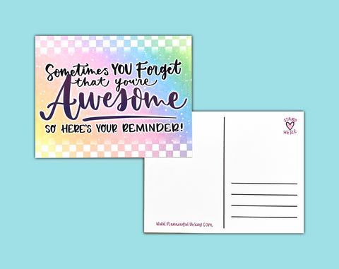 "You're Awesome" Postcard