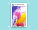 DIGITAL DOWNLOAD Full Page Watercolor Splash