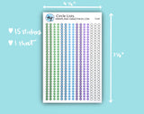 DIGITAL DOWNLOAD Circle Lists