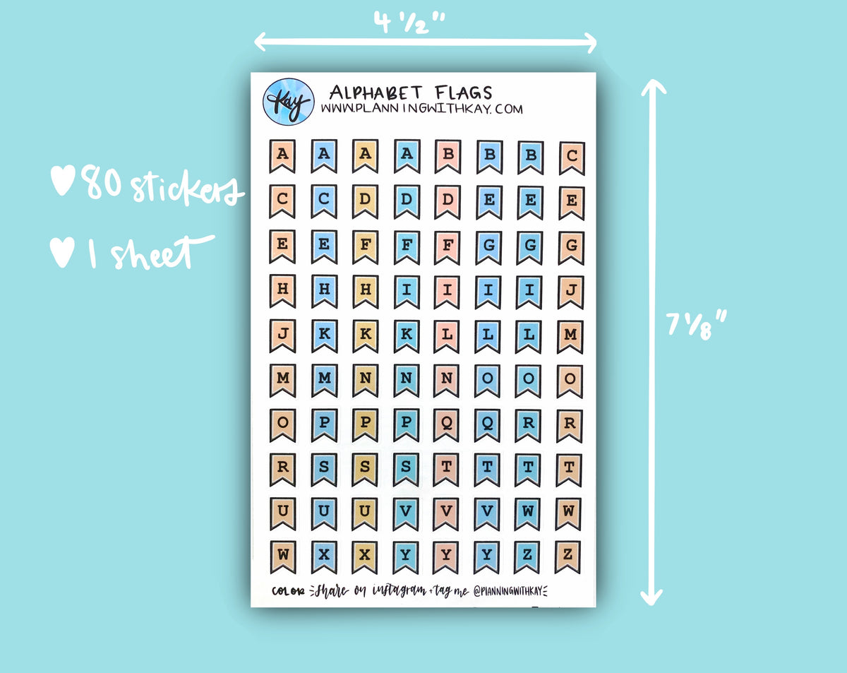 Alphabet Flags – Planning With Kay