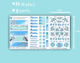 Blue Cherry Blossom Monthly Kit
