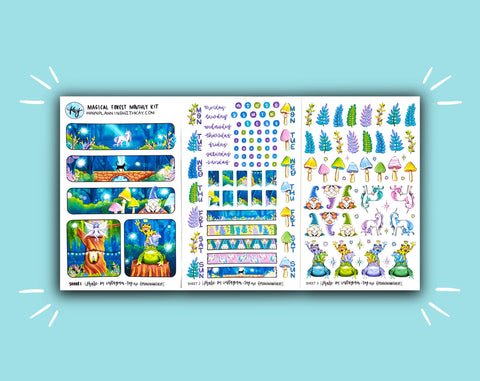 DIGITAL DOWNLOAD Magical Forest Monthly Kit