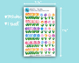 DIGITAL DOWNLOAD Pastel Tulips