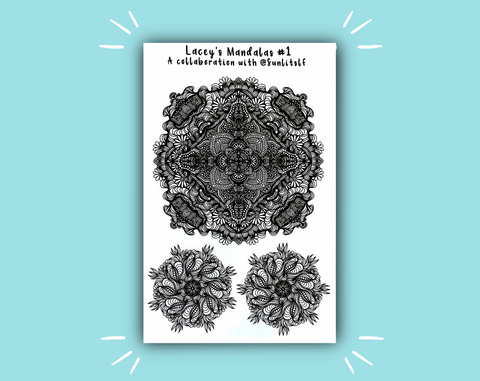 DIGITAL DOWNLOAD Lacey's Mandalas (4 different options available!)