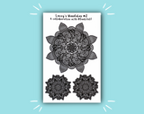 DIGITAL DOWNLOAD Lacey's Mandalas (4 different options available!)