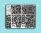 DIGITAL DOWNLOAD/PRINTABLE Lacey's 10-Page Coloring Page Bundle!