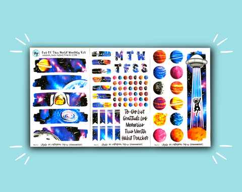 DIGITAL DOWNLOAD Out of This World Monthly Kit