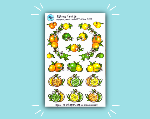 DIGITAL DOWNLOAD Citrus Fruits